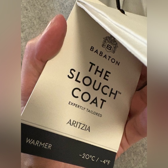 NWT Babaton Soft Wool Cashmere Slouch Coat - Picture 3 of 6